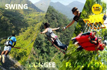 Combo Bungee with Flying Fox Swing Activities
