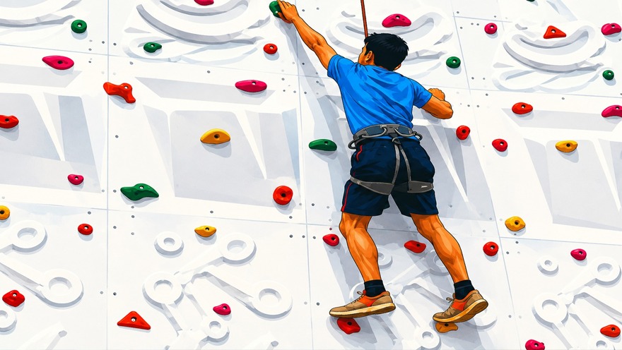 3d Wall Rock Climbing, Rishikesh