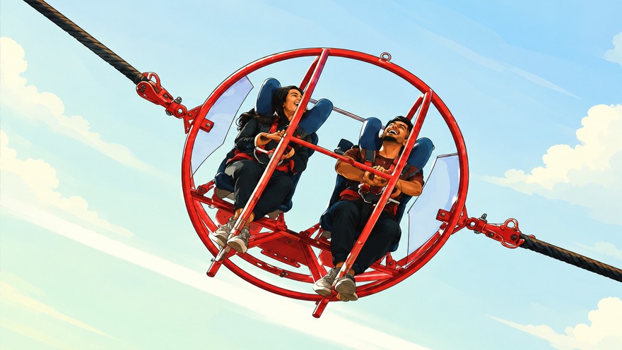 Reverse Bungee, Rishikesh