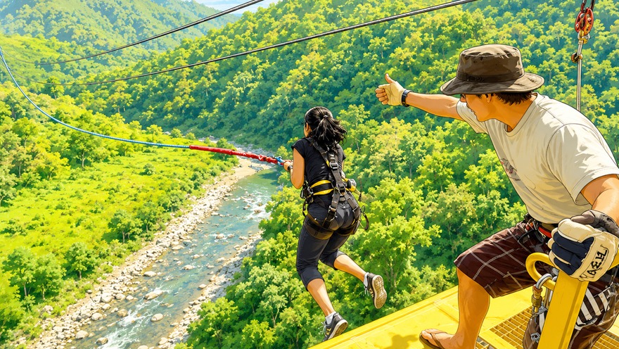 Giant Swing, Rishikesh