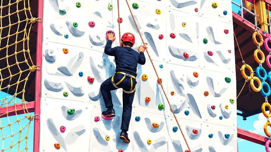 Wall Rappelling, Rishikesh